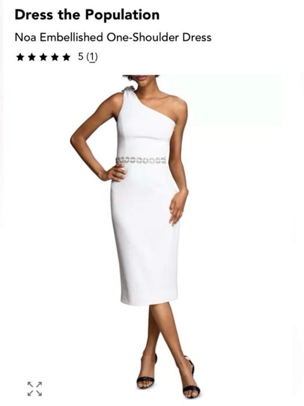NWT Dress The Population “NOA” Dress